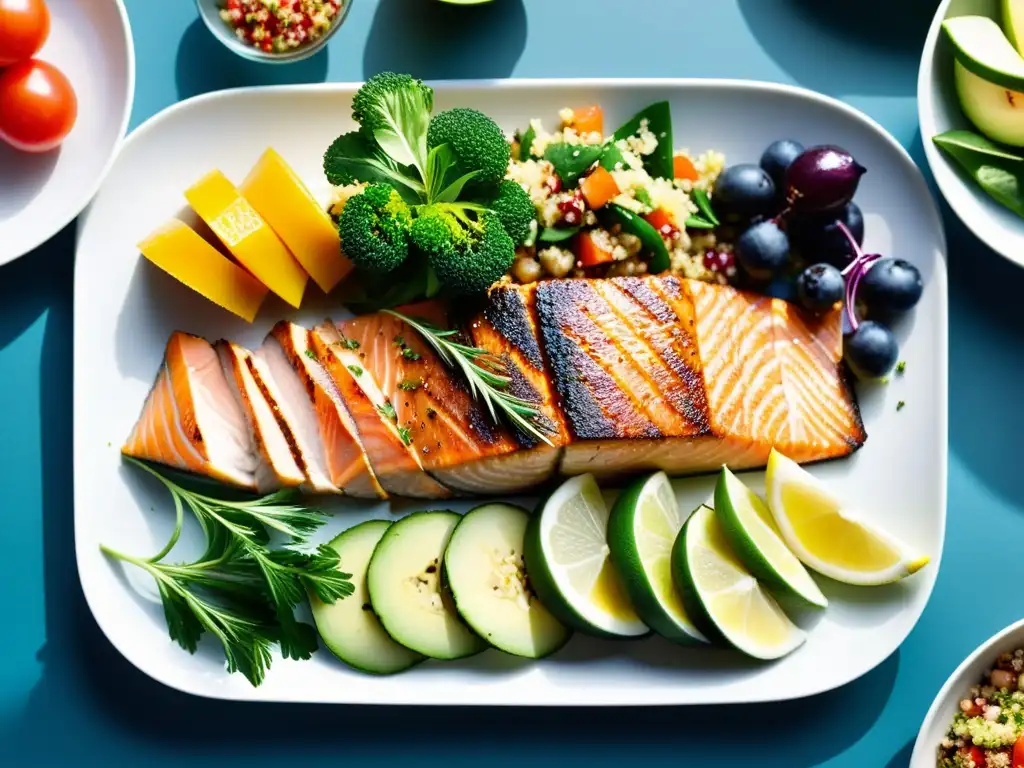 Exquisita comida precompetencia para atletas Una irresistible y vibrante comida precompetición con nutrientes para ganar energía