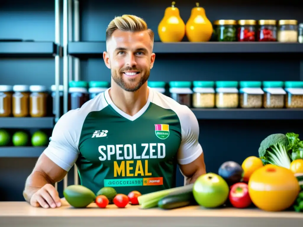 Un nutricionista profesional planifica una nutrición personalizada para deportistas, considerando las necesidades específicas de un centrocampista