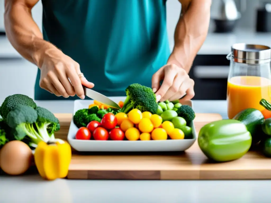 Nutricionista profesional crea plan de comidas balanceado para deportistas Una nutricionista profesional elabora un plan de comidas balanceado para deportistas de alto rendimiento